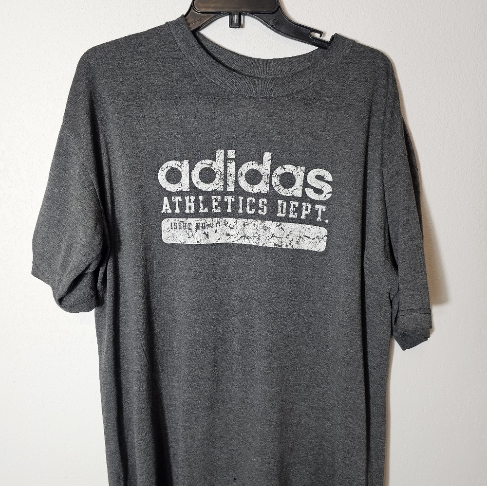 Adidas Men's Gray Circa 2005 T-Shirt Size Large *Small Holes - Picture 8 of 8